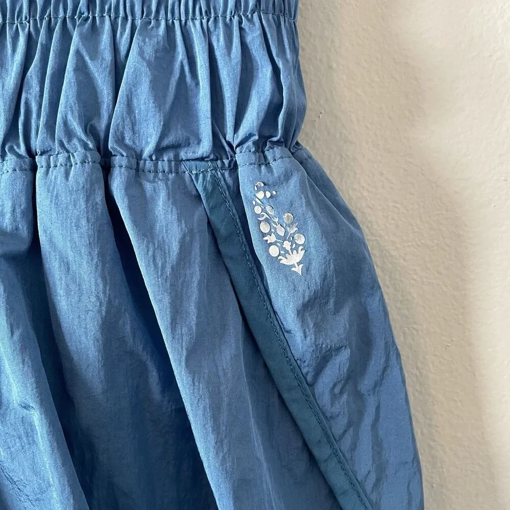 Free People Movement The Way Home Shorts Blue Sz S Lined